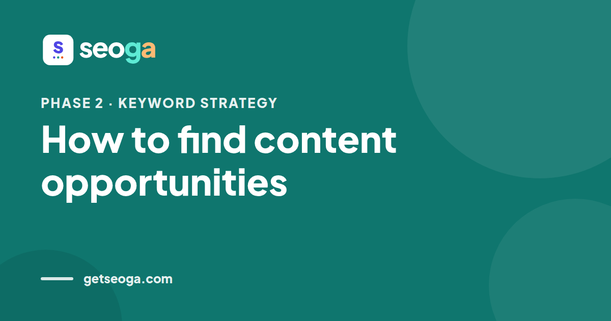 How to find content opportunities